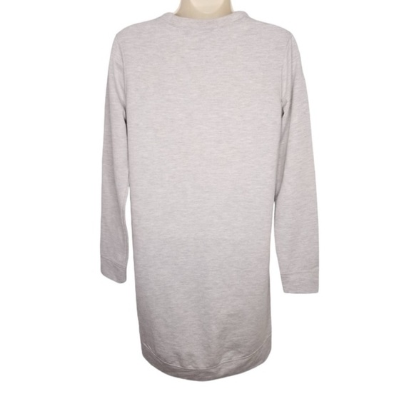 Almost Famous Iconic Embellished Shirt Dress Gray Size Small - Picture 4 of 7